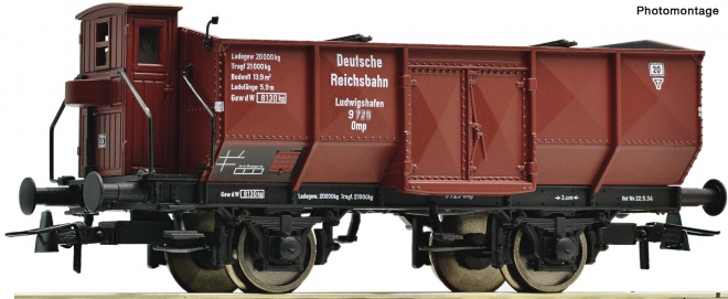 Gondola car type Om<br /><a href='images/pictures/Roco/Roco-76300.jpg' target='_blank'>Full size image</a>